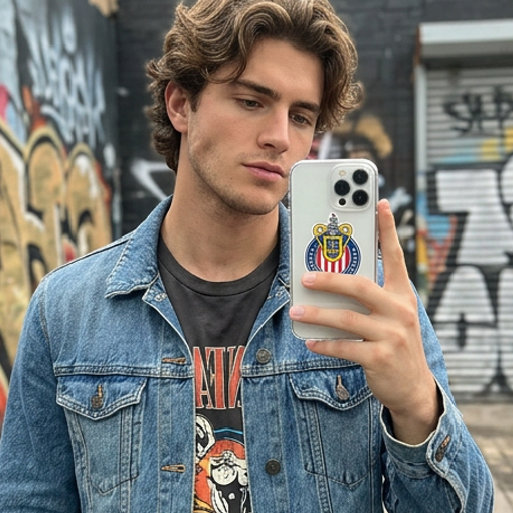 Club Guadalajara Chivas iPhone Case, iPhone XR, 13, Clear, Wireless charging compatible