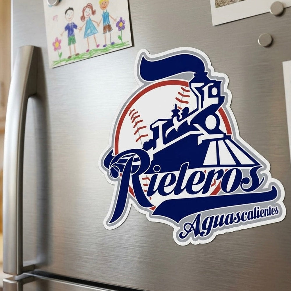 Rieleros de Aguascalientes Calcomanías sin burbujas