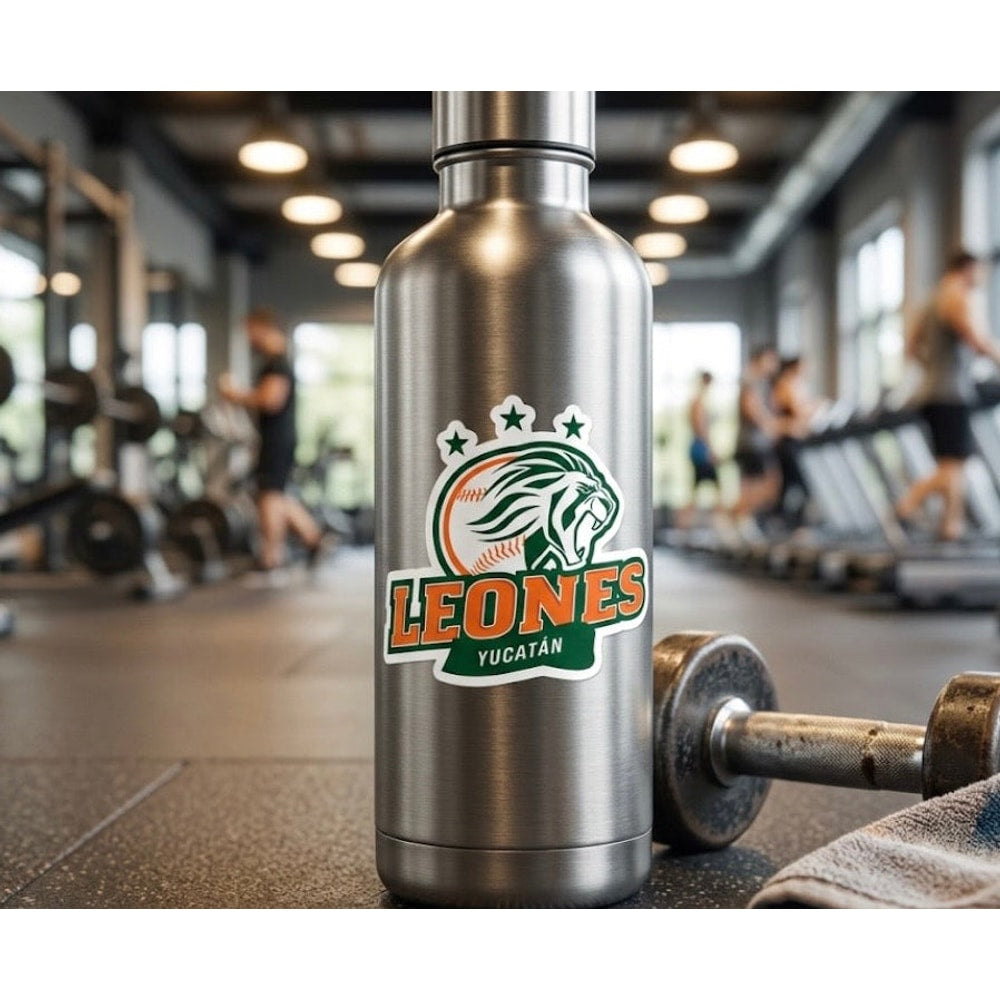 Calcomanías sin burbujas Leones de Yucatán