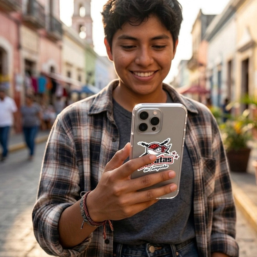 Pegatinas sin burbujas Piratas de Campeche