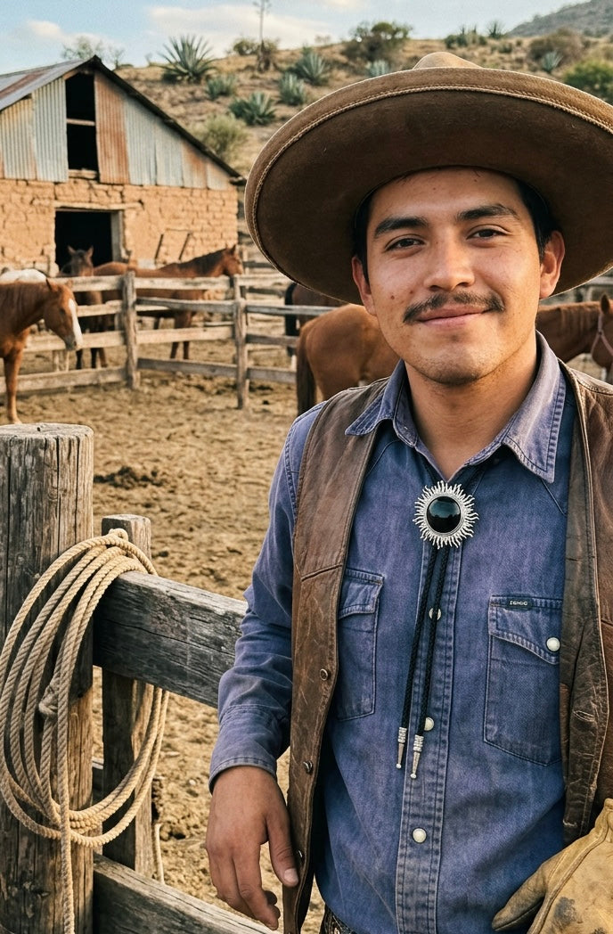 Corbata de bolo antigua