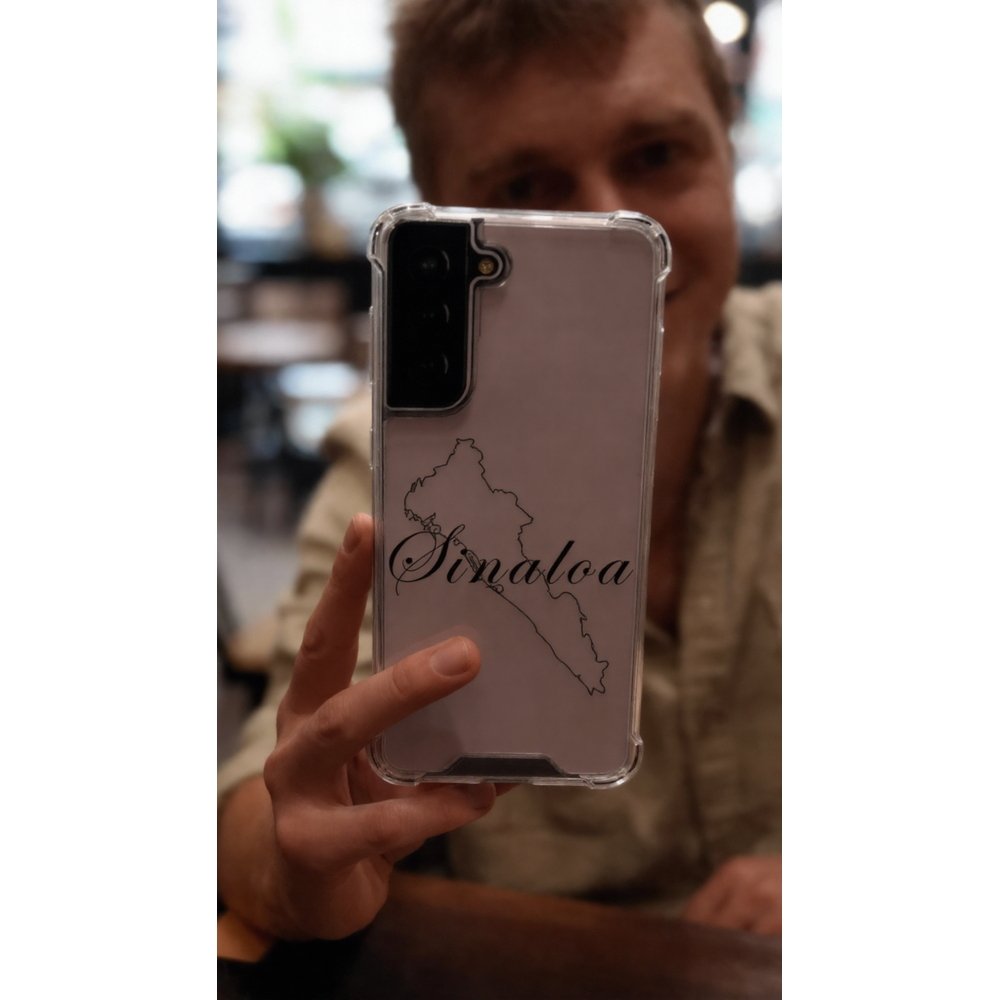 Sinaloa Galaxy Custom Case, Clear, S21 FE