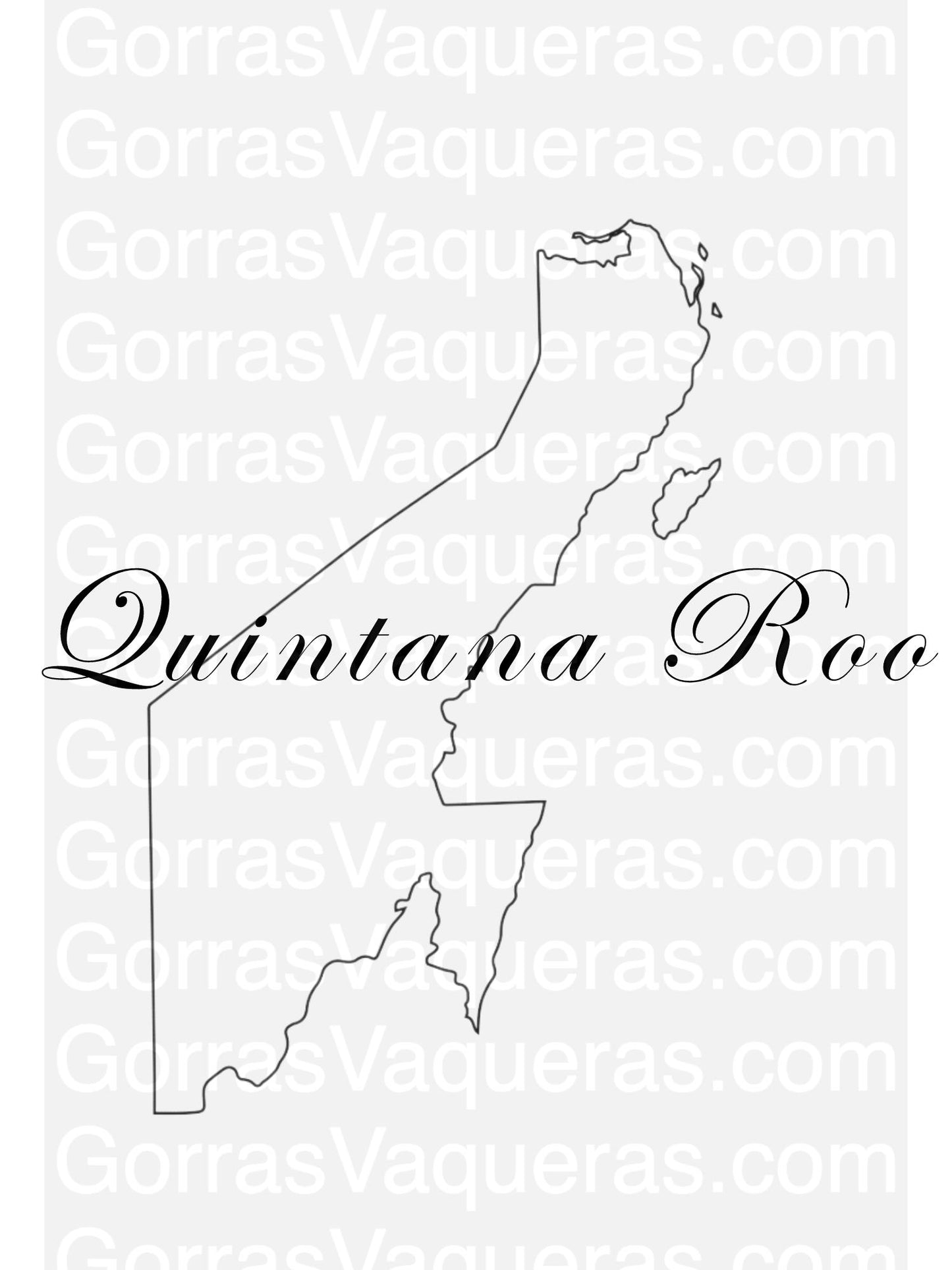 Quintana Roo  Digital File – SVG, PDF, EPS, PNG – Instant Download