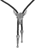 GelConnie Native American Bolo Tie – Stylish Western Necktie for Men & Women, American Eagle Bolo Tie silver, One Size