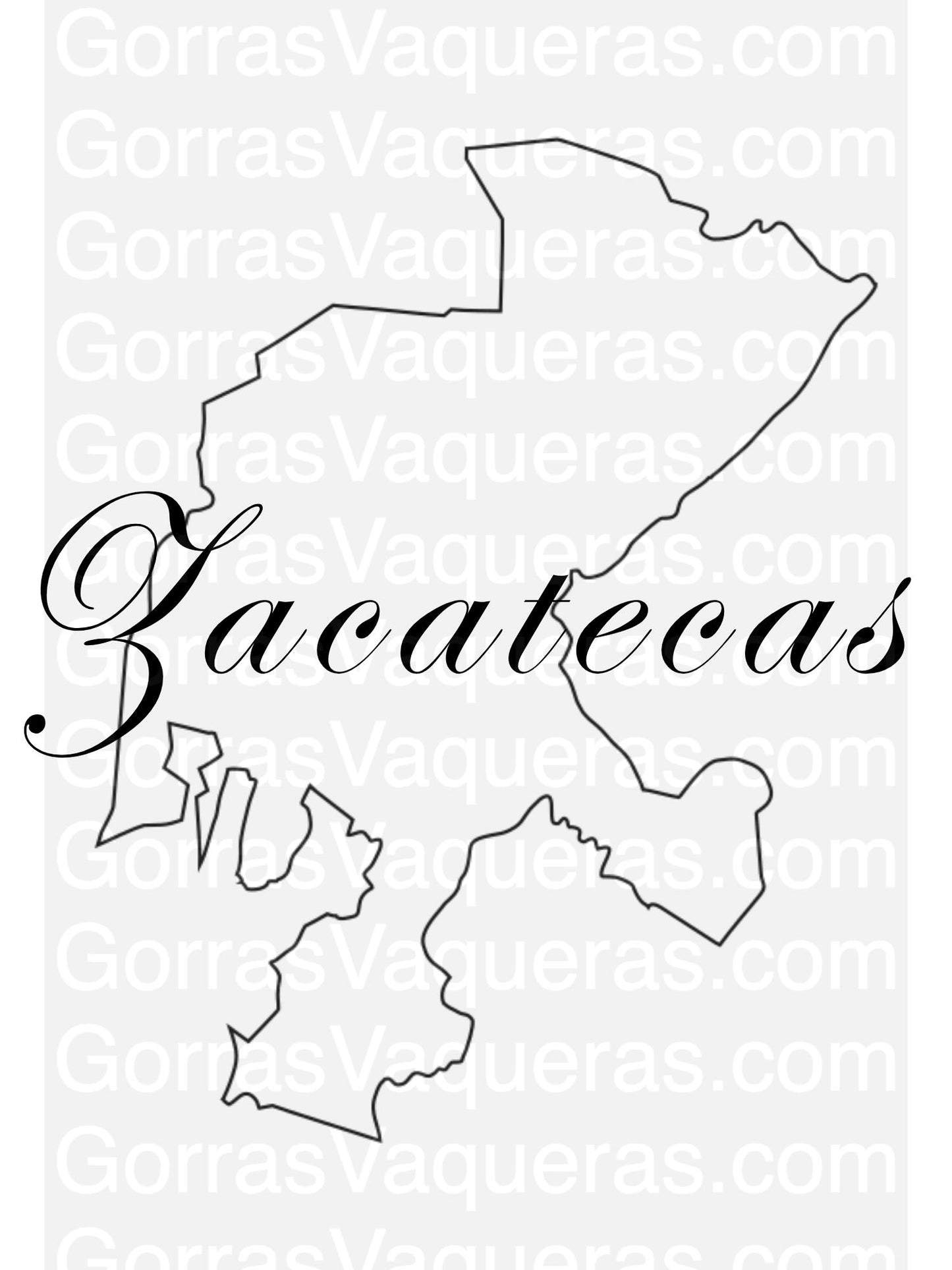 Zacatecas  Digital File – SVG, PDF, EPS, PNG – Instant Download