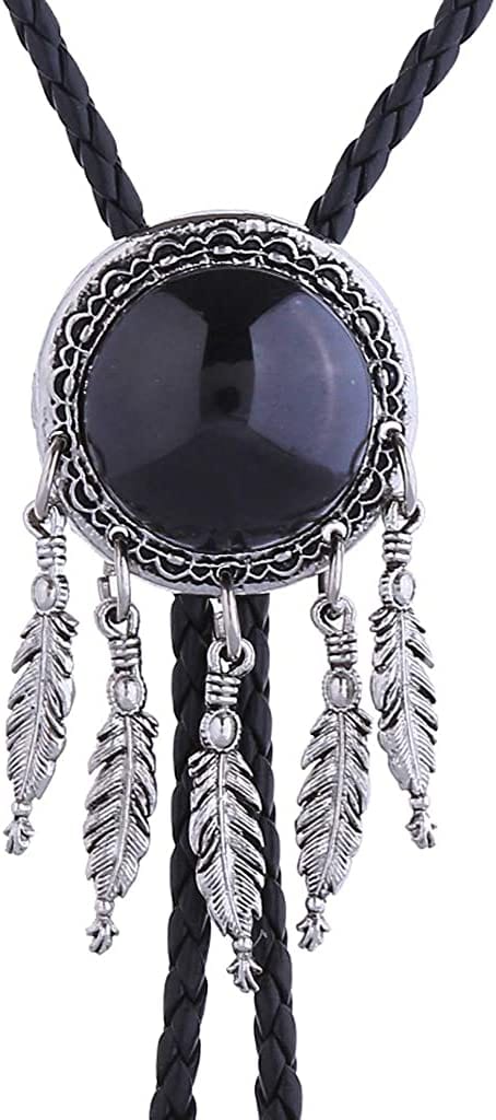 HUABOLA CALYN Western 3D Cowboy Hat Bolo Tie – Vintage Cowboy Boots Necktie for Men, 1# Gray, One size, 1# Gray, One size