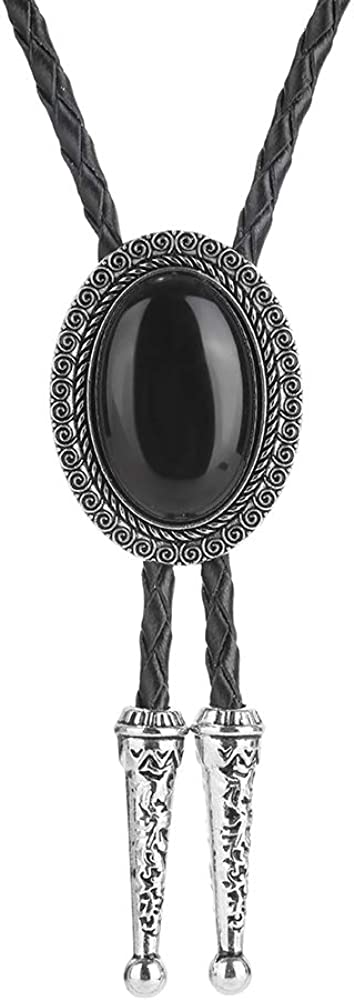 HUABOLA CALYN Western 3D Cowboy Hat Bolo Tie – Vintage Cowboy Boots Necktie for Men, 1# Gray, One size, 1# Gray, One size