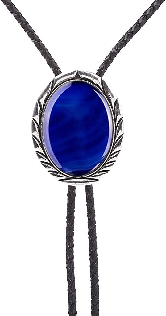 HUABOLA CALYN Handmade Bolo Tie for Men – Unique 3D Scorpion Design with Luminous White Stone, Native American Style, 1# Tiger Eye, One Size