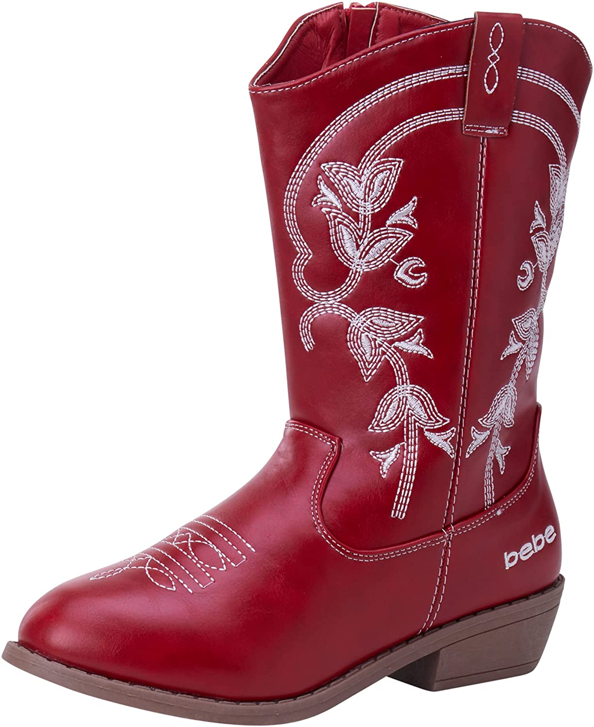 Classic Western Cowboy Boots For Girls , Red, 11 Little Kid, Red, 11 Little Kid
