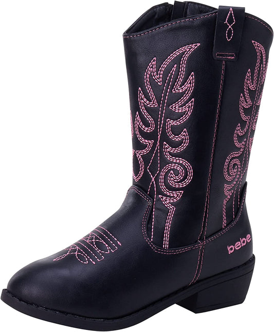 Classic Western Cowboy Boots For Girls , Red, 11 Little Kid, Red, 11 Little Kid