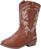 Classic Western Cowboy Boots For Girls , Red, 11 Little Kid, Red, 11 Little Kid