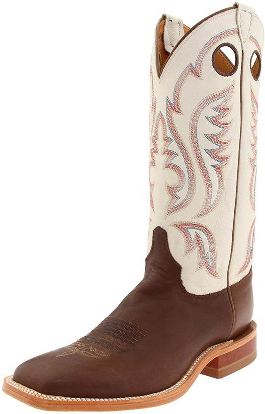Justin Boots Men's Bent Rail 13" Square toe Boot, 7, Cognac Ponteggio/Green Cow