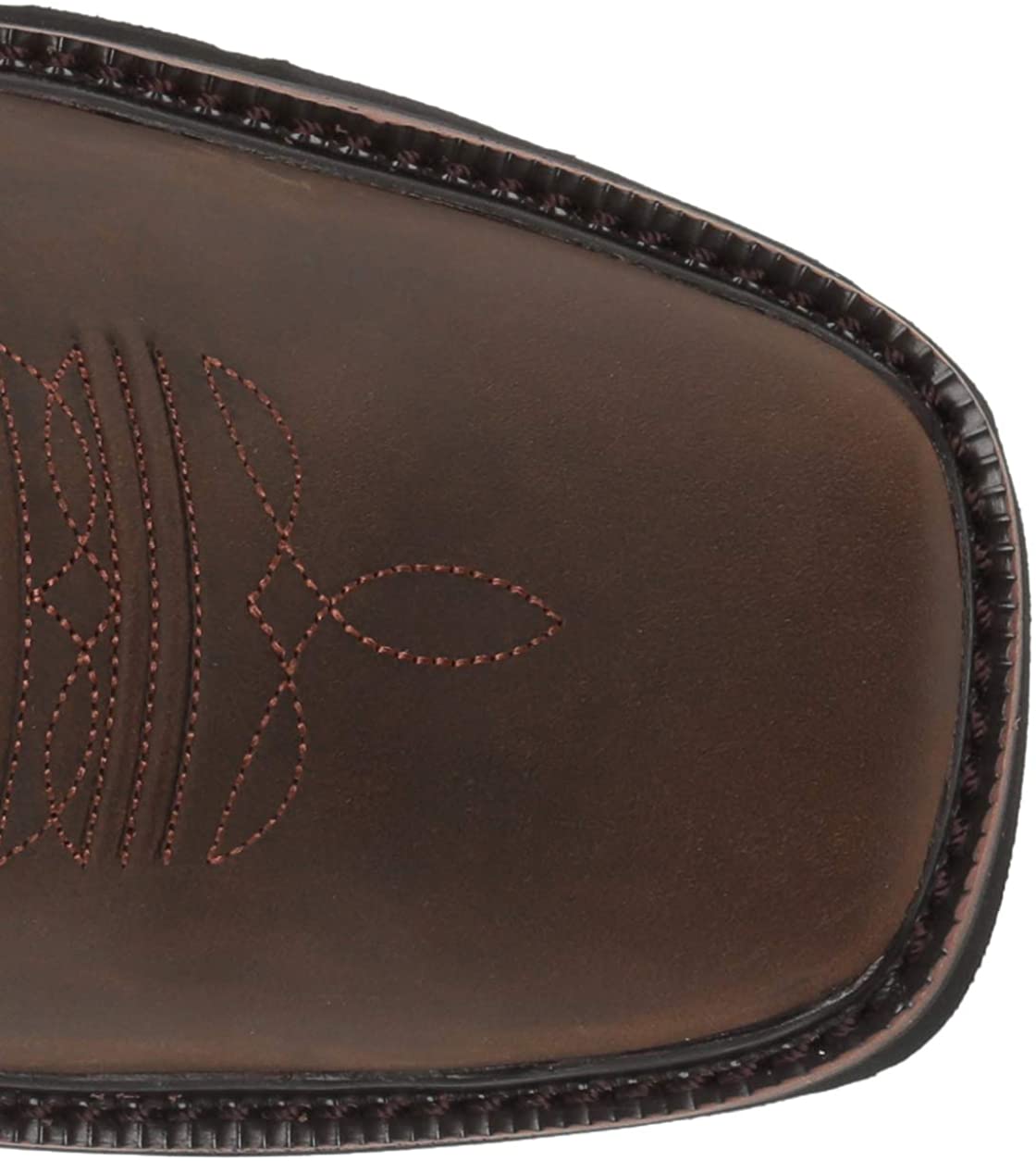 Wolverine Men's Rancher 10" Square Toe Soft Toe Work Boot, 9.5 X Wide, Dark Brown