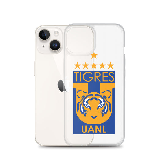 Club Tigres iPhone Case, iPhone 7 Plus/8 Plus, 13, Clear, Wireless charging compatible