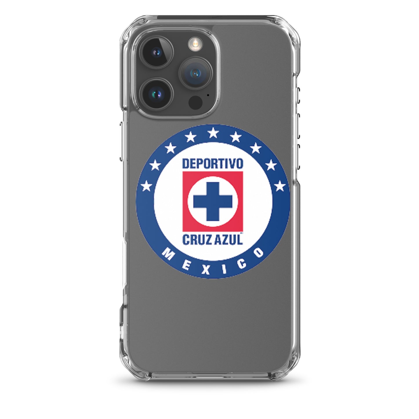 Club Cruz Azul iPhone Case, iPhone 7 Plus/8 Plus, 13, Clear, Wireless charging compatible