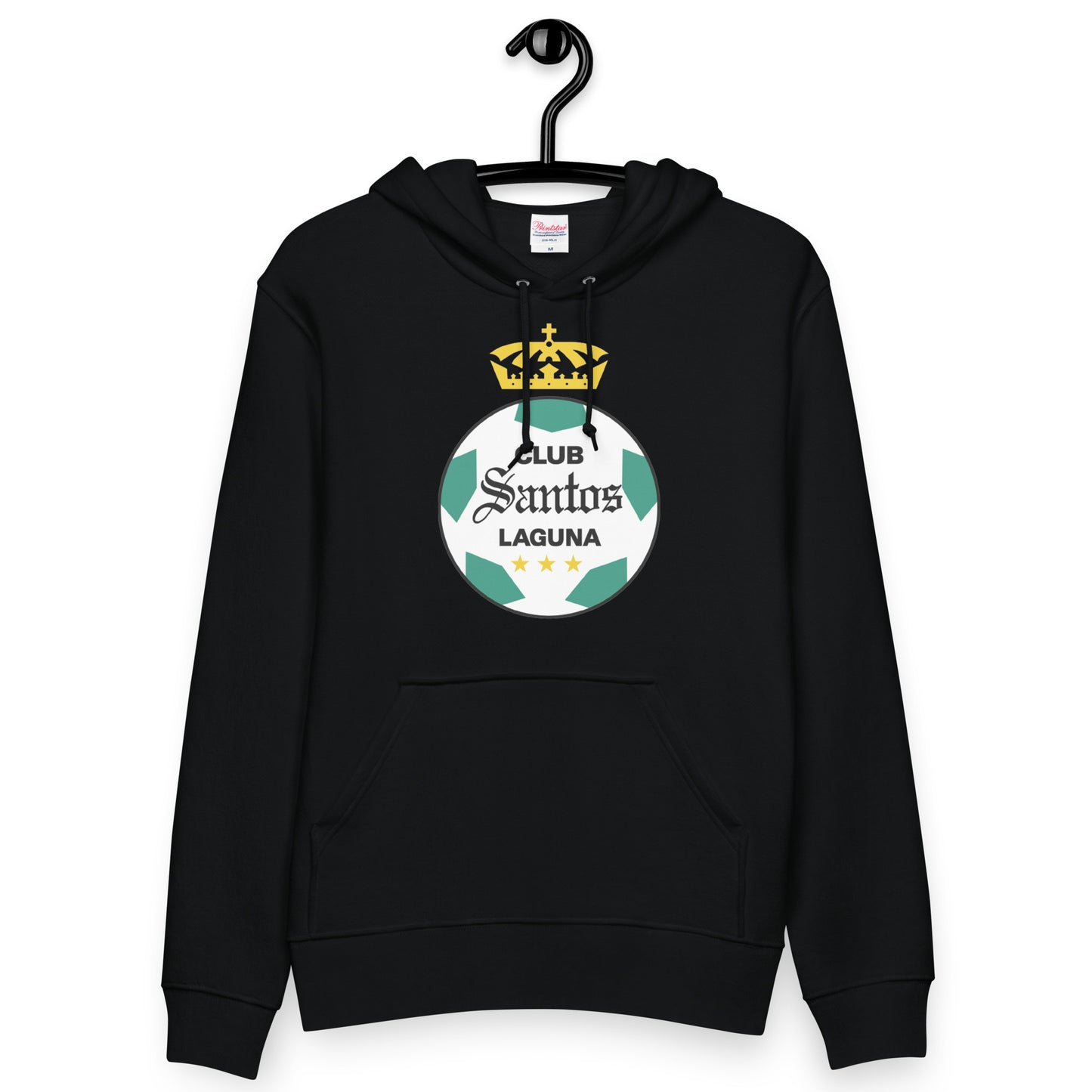 Club Santos Hoodie Unisex , S, Black