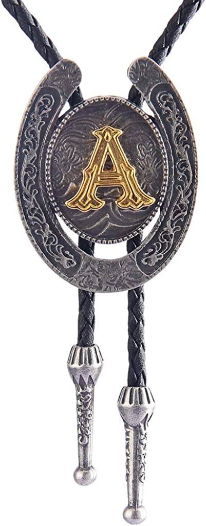 COOLLA Handmade Western Cowboy Bolo Tie with Black Vintage Cicada Pendant for Women and Men, Black, One Size