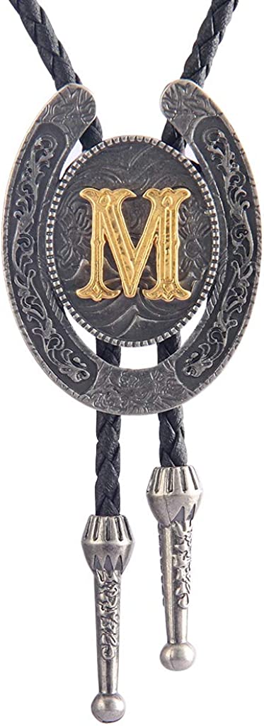 COOLLA Handmade Western Cowboy Bolo Tie with Black Vintage Cicada Pendant for Women and Men, Black, One Size