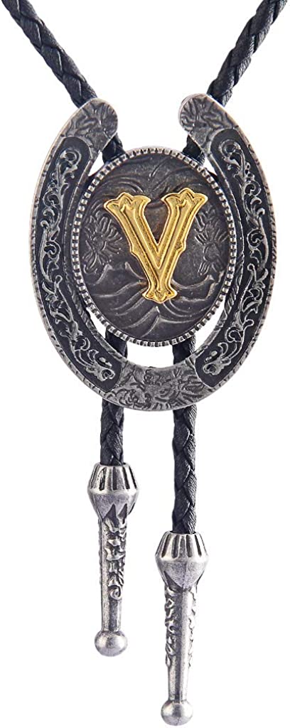 COOLLA Handmade Western Cowboy Bolo Tie with Black Vintage Cicada Pendant for Women and Men, Black, One Size