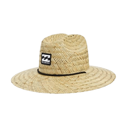 Billabong Men's Classic Straw Lifeguard Hat, Beige, One Size