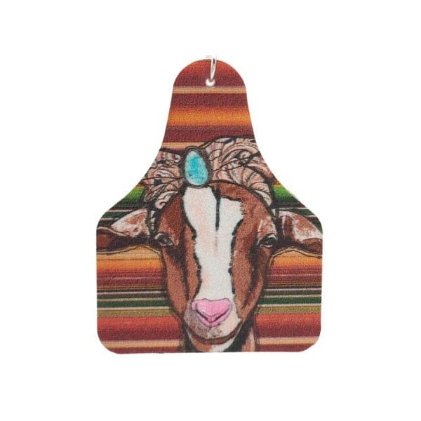 Custom Charm Western Style  Earrings, White Tassel, 18 cm