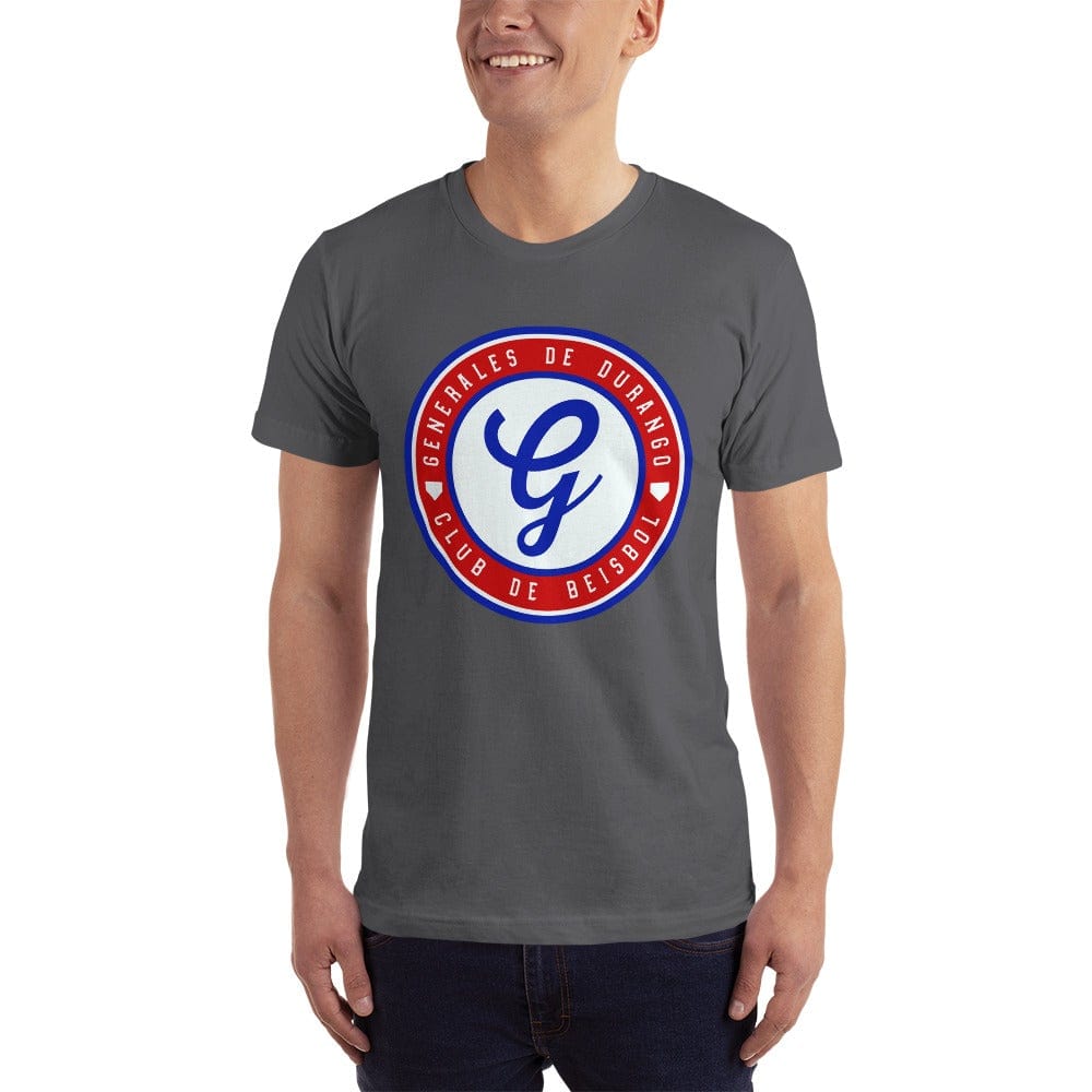 Generales de Durango Unisex Jersey T Shirt, Heather Grey, 3XL