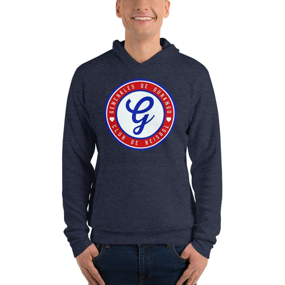 Generales de Durango  Unisex Pullover Hoodie, Black, S