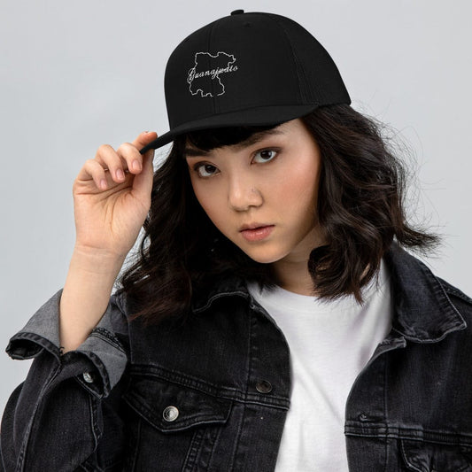 Guanajuato Snapback Trucker Cap, Black, One Size