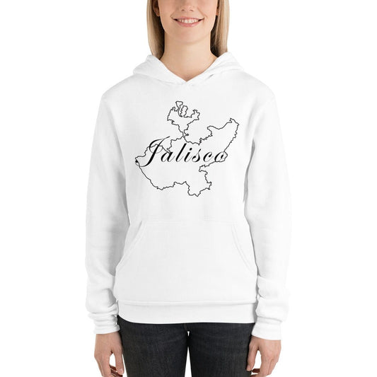 Jalisco Unisex Hoodie, S, White