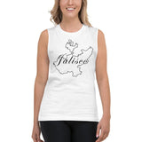 Jalisco Unisex Muscle Shirt, S, White, S, White