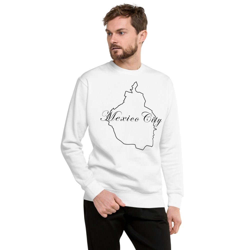 Mexico City Unisex Premium Sweatshirt, Carbon Grey, S