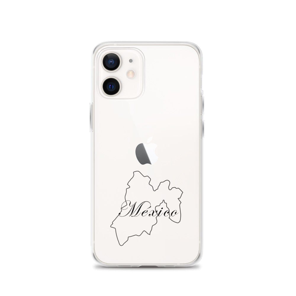 Mexico iPhone case, iPhone 12, 13, Clear, Wireless charging compatible