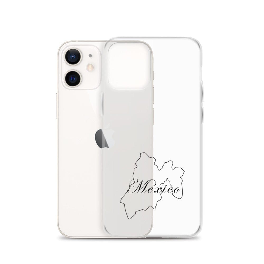 Mexico iPhone case, iPhone 12, 13, Clear, Wireless charging compatible