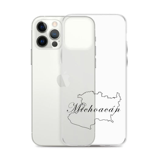 Michoacan iPhone case, iPhone 7, 13, Clear, Wireless charging compatible
