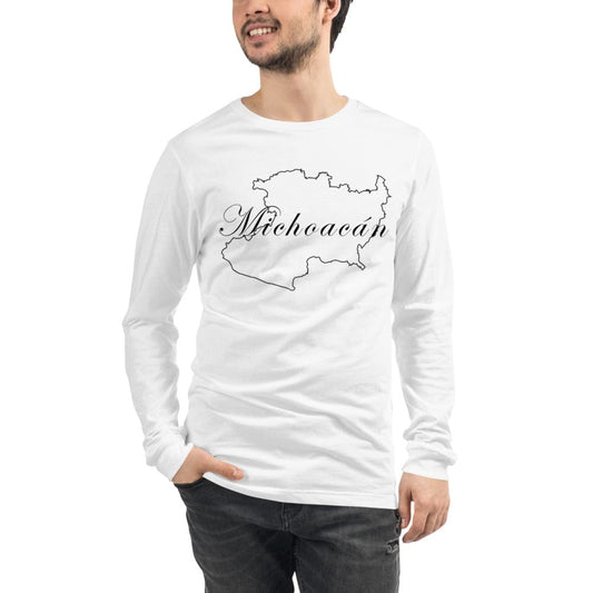 Michoacan Unisex Long Sleeve T Shirt, Athletic Heather, XS