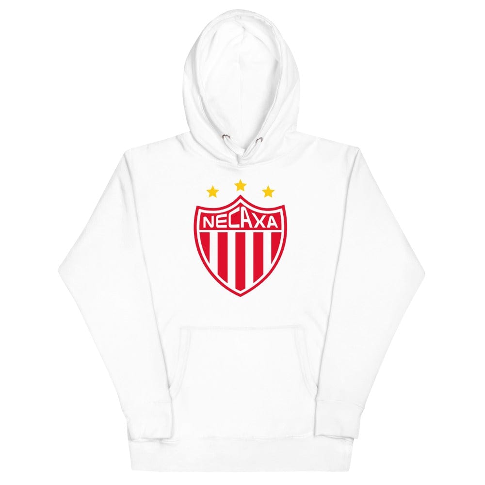 Necaxa F.C  Hoodie Unisex, S, White