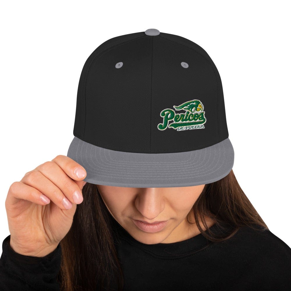 Pericos de Puebla Classic Snapback Hat, Heather/Black, One Size