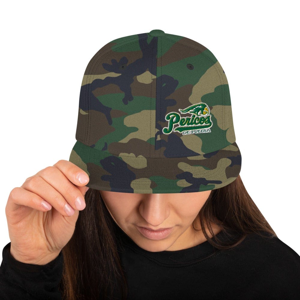 Pericos de Puebla Classic Snapback Hat, Heather/Black, One Size