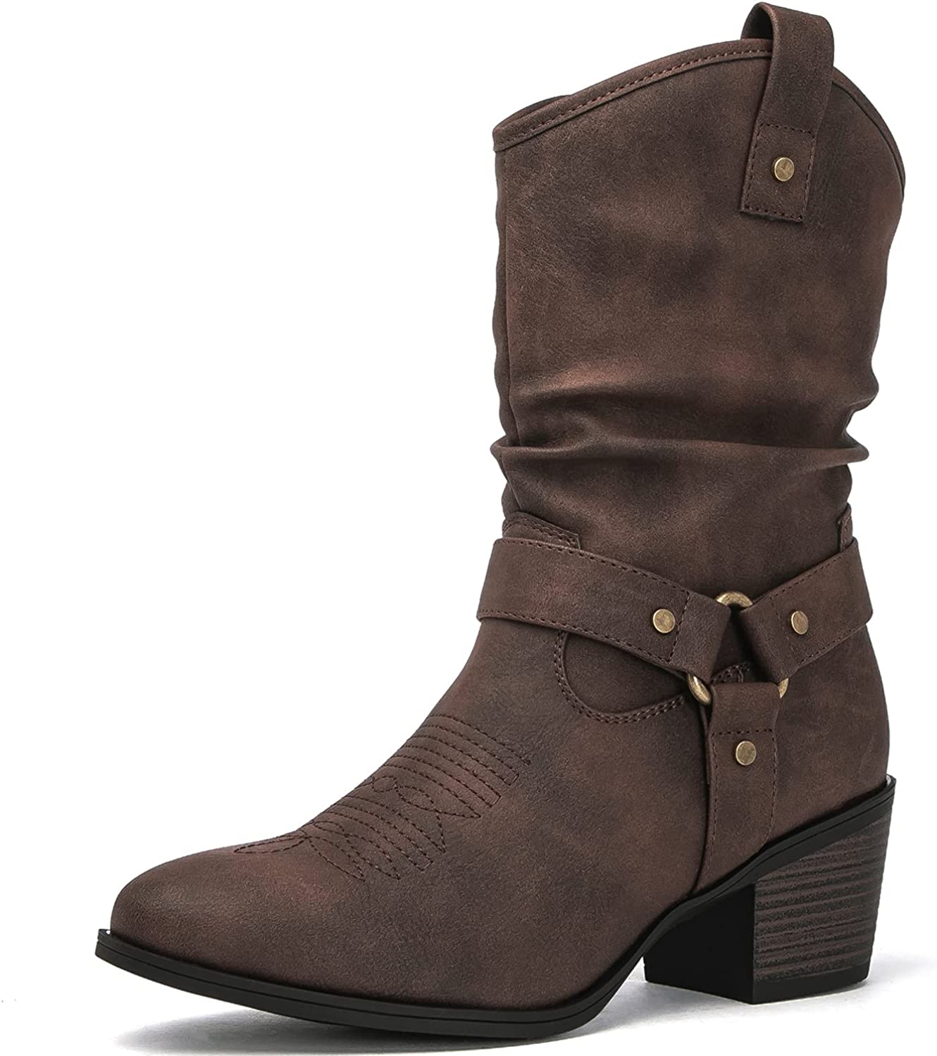 GLOBALWIN Women's The Western Cowboy Cowgirl Boots