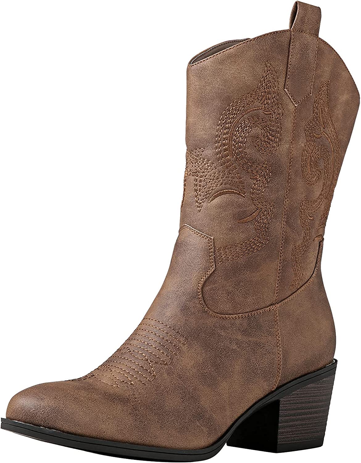 GLOBALWIN Women's The Western Cowboy Cowgirl Boots
