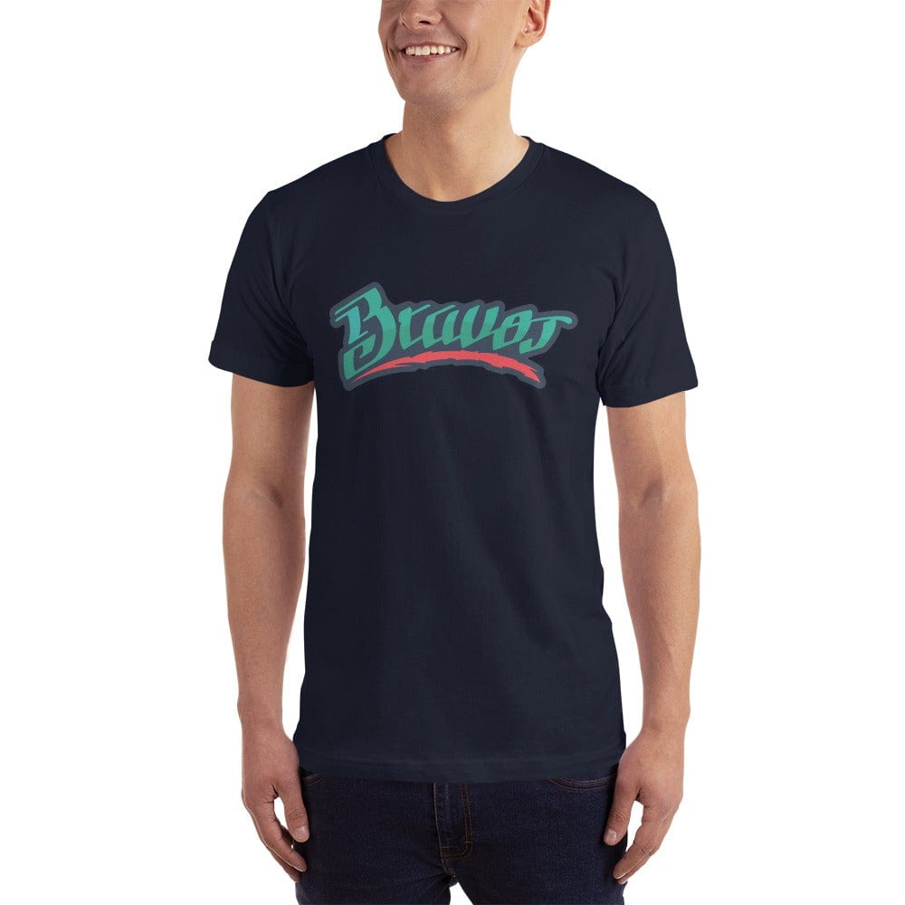 Bravos de Leon Unisex Jersey T Shirt T Shirt, Navy, L