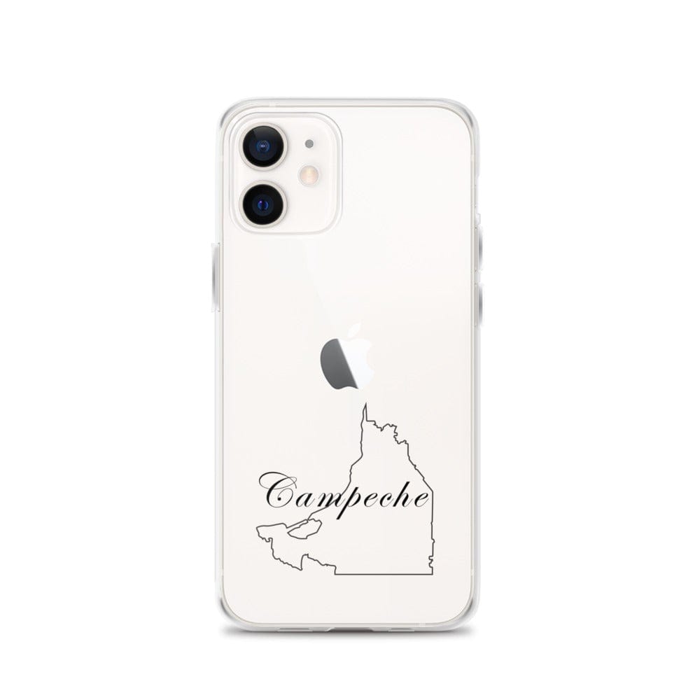 Campeche iPhone Case, iPhone 12, 13, Clear, Wireless charging compatible