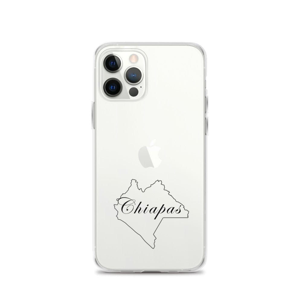 Chiapas iPhone Case, iPhone 12, 13, Clear, Wireless charging compatible