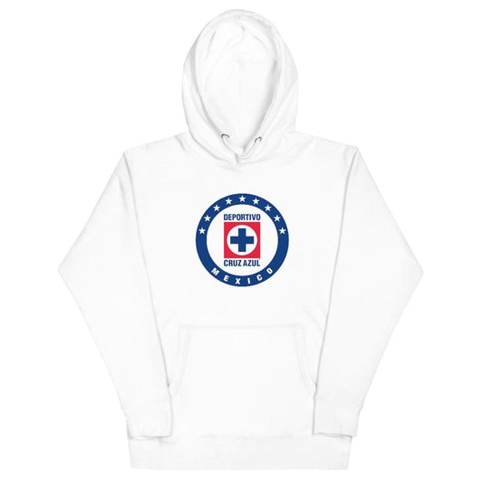 Cruz Azul Hoodie Unisex, S, White