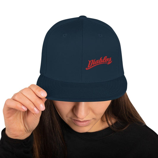 Diablos Rojos de Mexico Classic Snapback Hat, Dark Navy, One Size