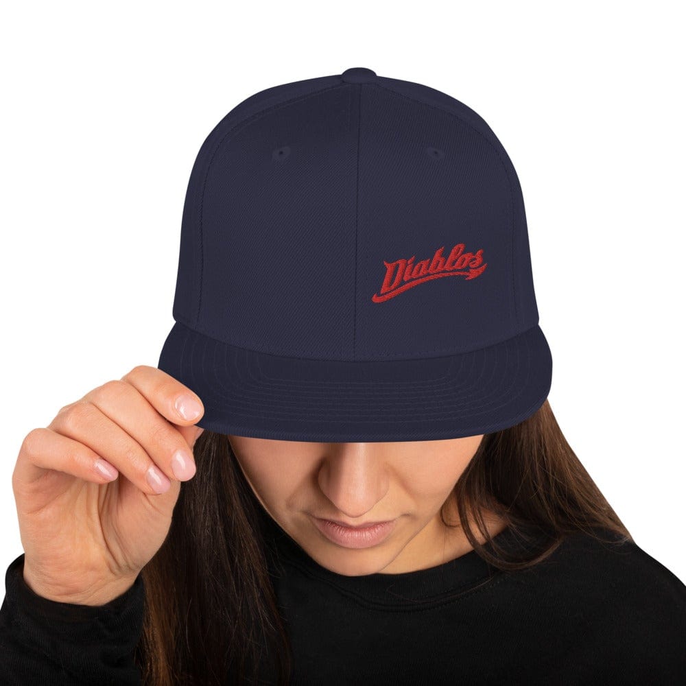 Diablos Rojos de Mexico Classic Snapback Hat, Dark Navy, One Size
