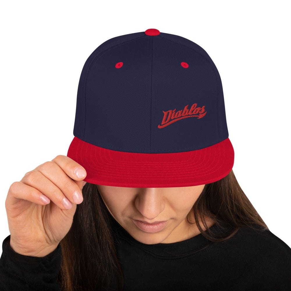 Diablos Rojos de Mexico Classic Snapback Hat, Dark Navy, One Size