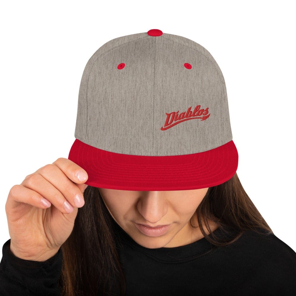 Diablos Rojos de Mexico Classic Snapback Hat, Dark Navy, One Size
