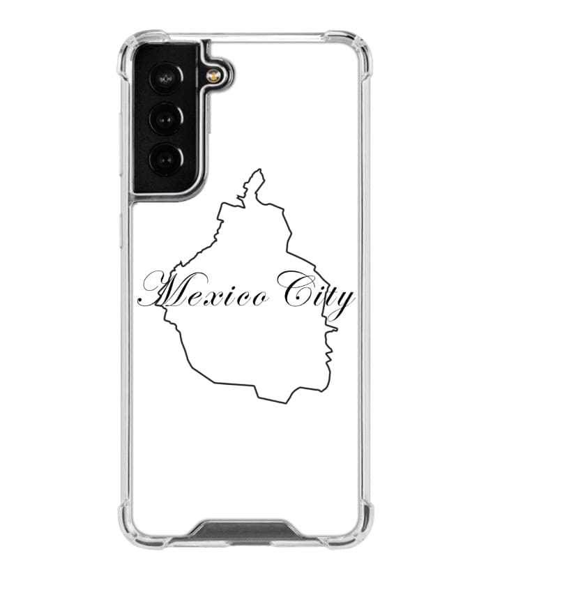 Mexico City Galaxy Custom Case, Clear, S21 FE
