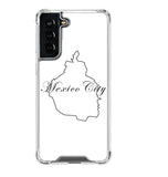 Mexico City Galaxy Custom Case, Clear, S21 FE